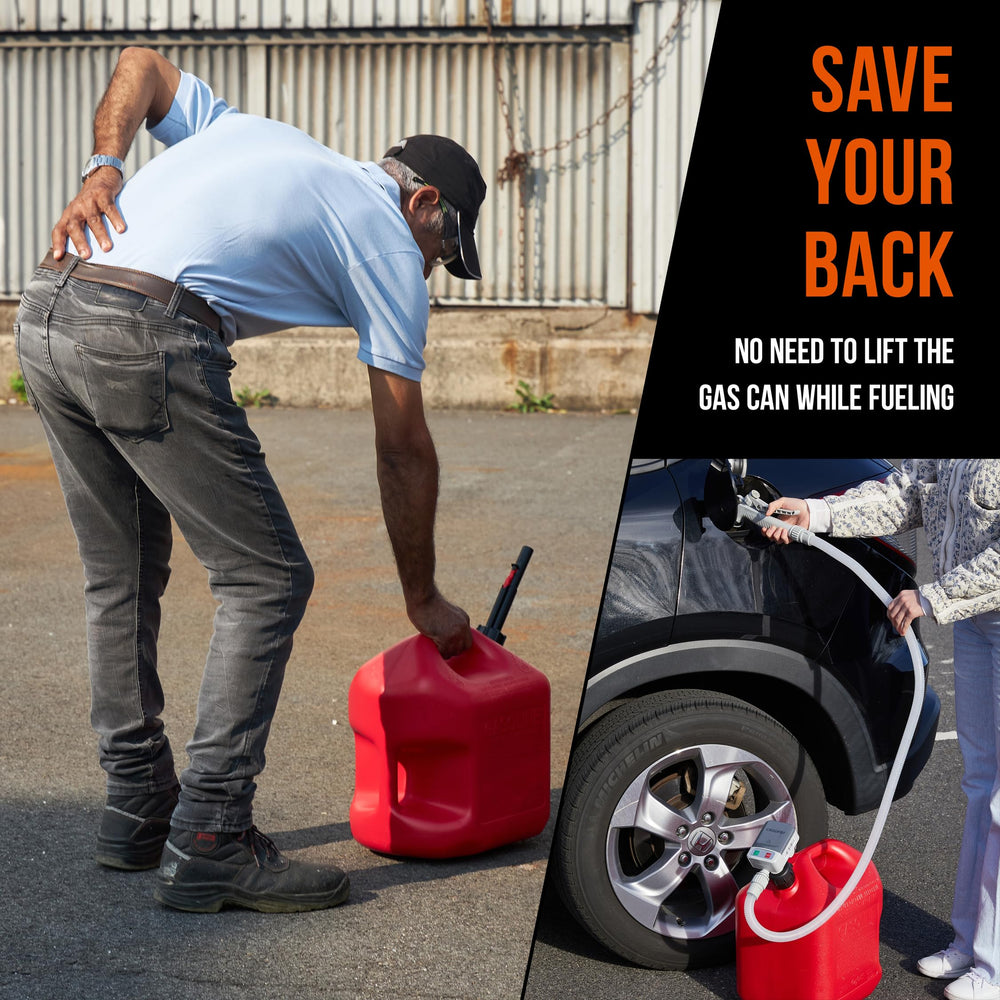 Deway compact design stored in trunk or garage for easy access