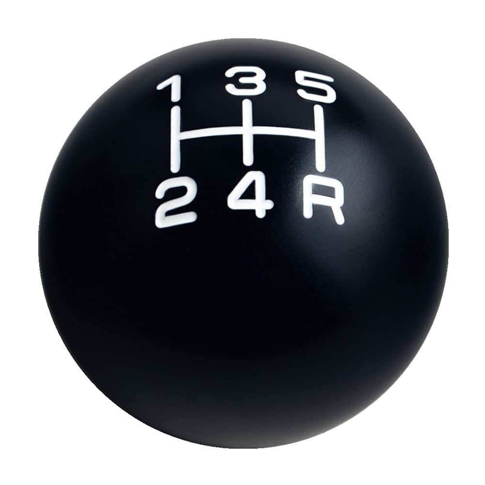 DEWHEL shift knob with black-white inlay sphere enhances grip and style.