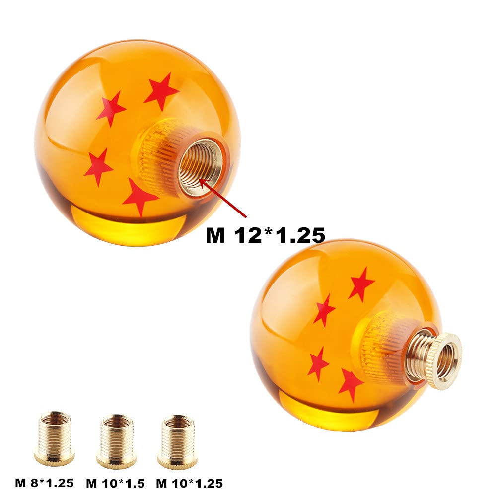 Knob includes threaded adapters for M8 M10 and M12 threads