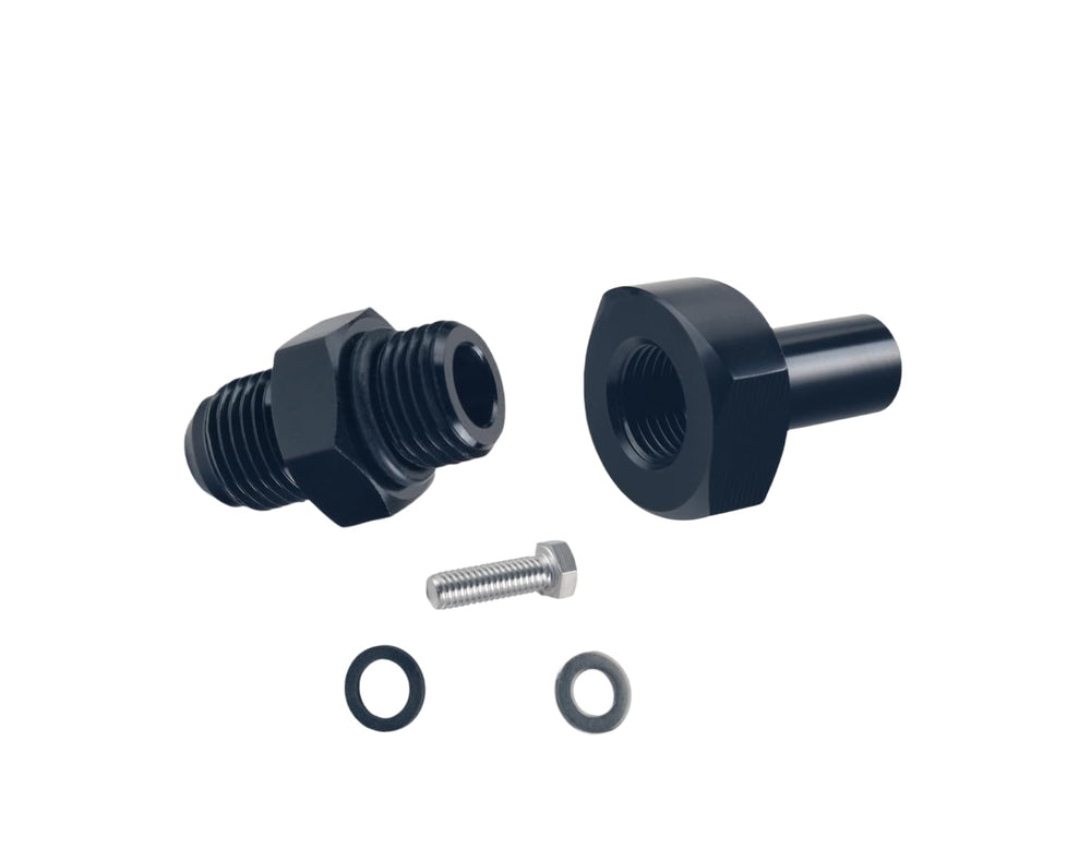 DEWHEL bung installed on tank using 1/2 inch drill hole for easy retrofit.