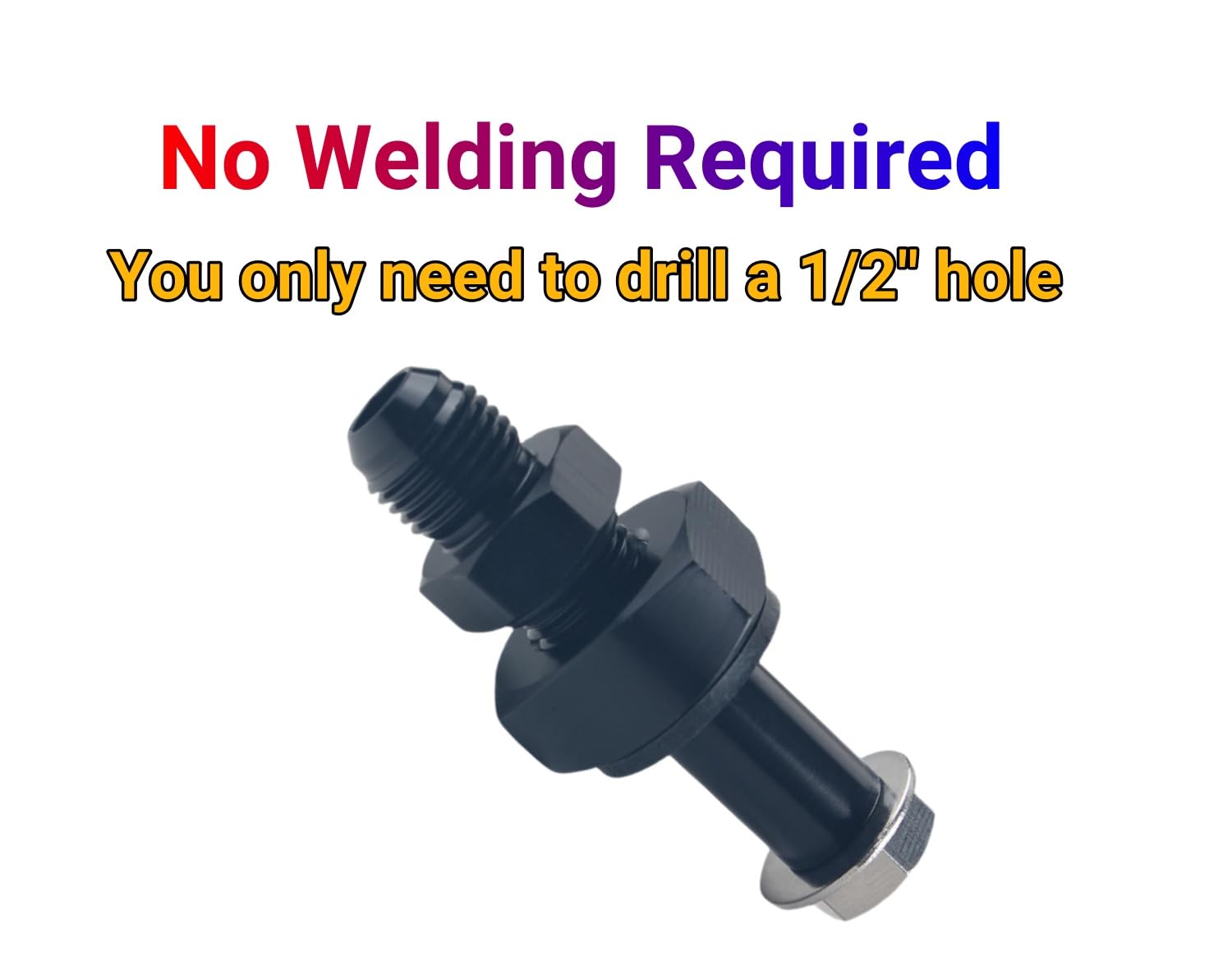 DEWHEL torque-tightening action shows secure seating and leak prevention.