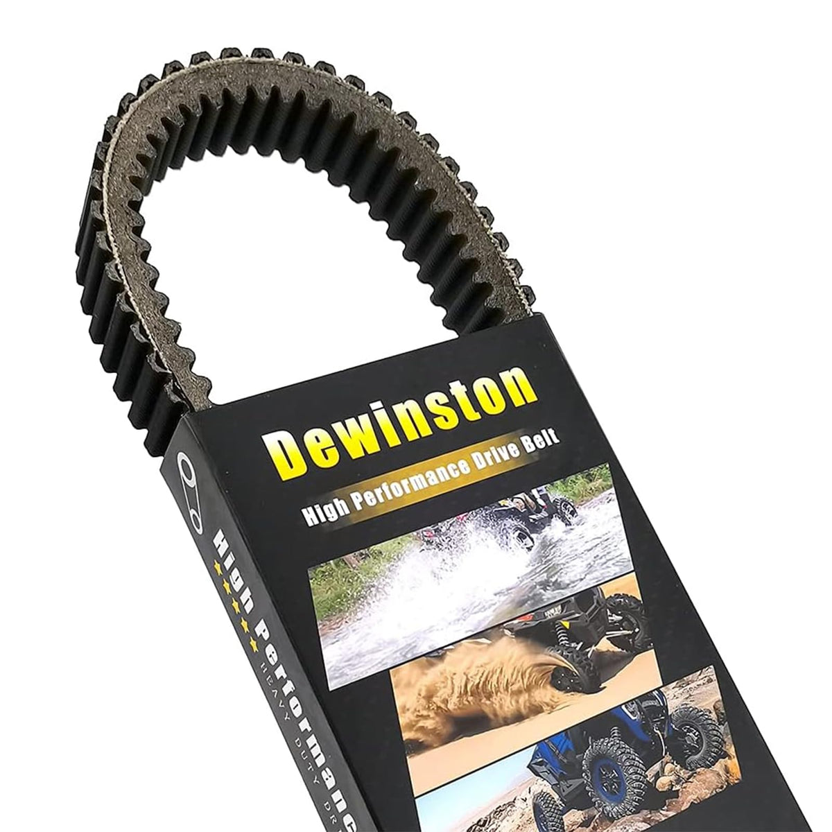 Dewinston heavy-duty drive belt on Kawasaki Brute Force for rugged terrains and reliable power