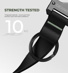 Dexnor integrated bottle opener for convenient on-the-go moments.
