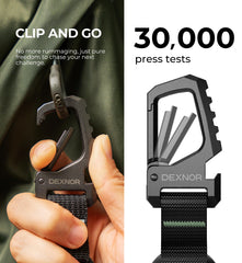 Dexnor wrist lanyard for hands-free daily tasks.