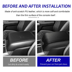 DEYTOP Expedition 2018-2024 center console cover adds soft PU leather comfort
