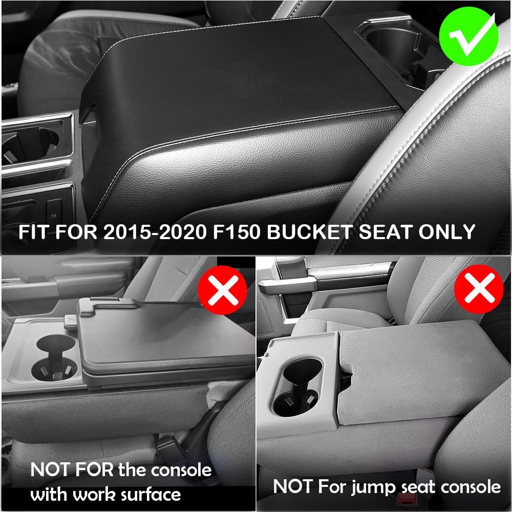 DEYTOP armrest cover for F-250/F-350/F-450 2017-2022 guards against wear and spills