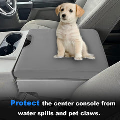 Gray stitches detail on DEYTOP armrest cover enhances interior style