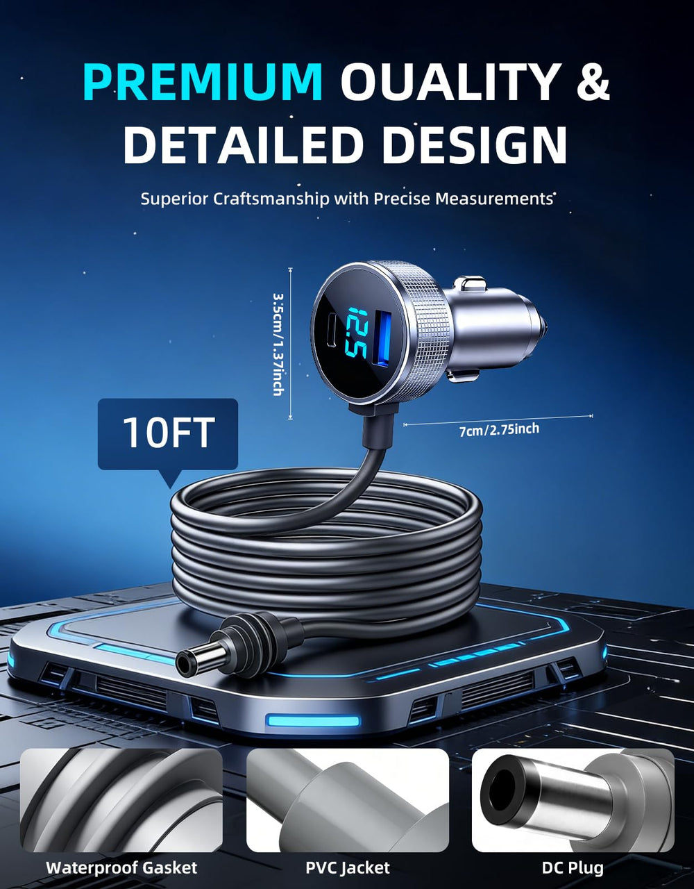 DFPEB Starlink Mini USB-C PD and USB-A ports for extras