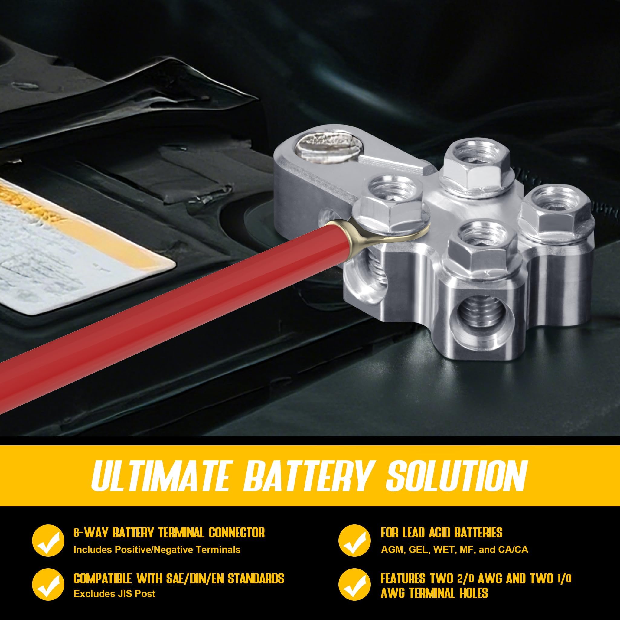 DGBEN top-post SAE DIN EN compatibility broadens vehicle compatibility.
