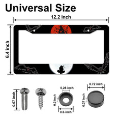 DGDRHZ anime license plate frame aluminum construction for durability