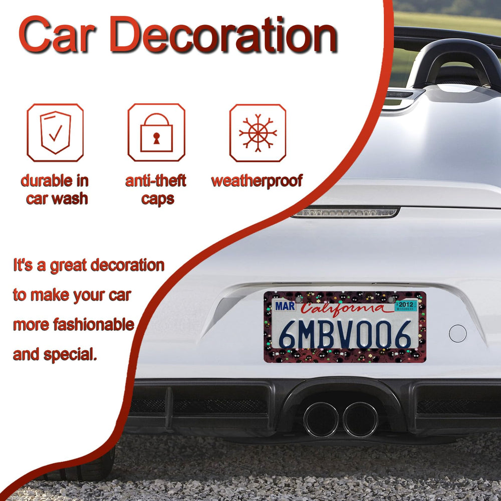 DGDRHZ license frame anti-fade coating detail preserving color