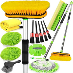 DGHEYQT 62-inch car wash brush assembly reaches roofs and high panels.