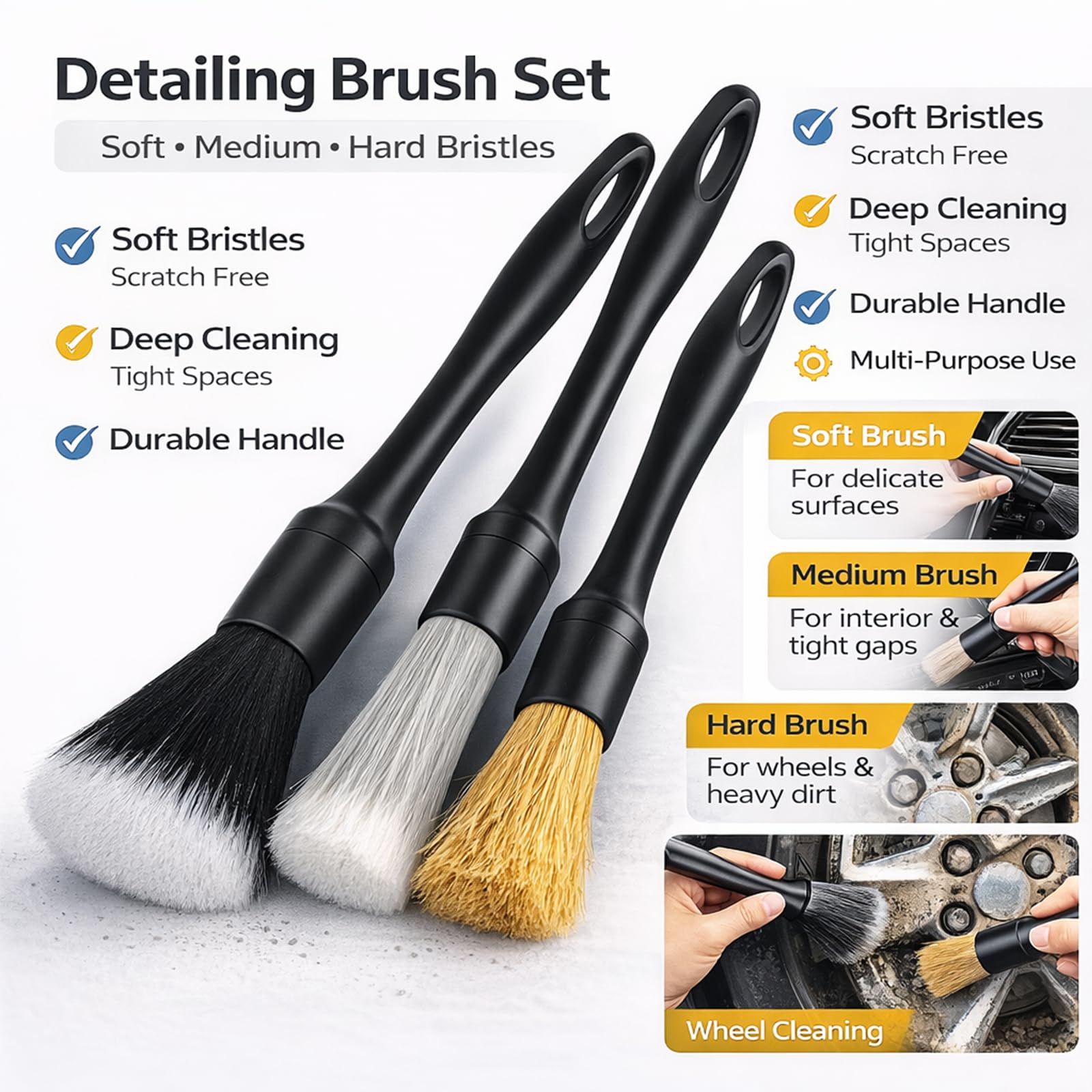 DGHEYQT wire brushes for versatile surface cleaning and precision scrubbing.