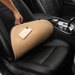 DgiqLeite car seat cover foldable demonstrates compact storage during trips.