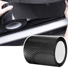 DGSL car door edge guards with carbon fiber wrap provide durable door sill protection.