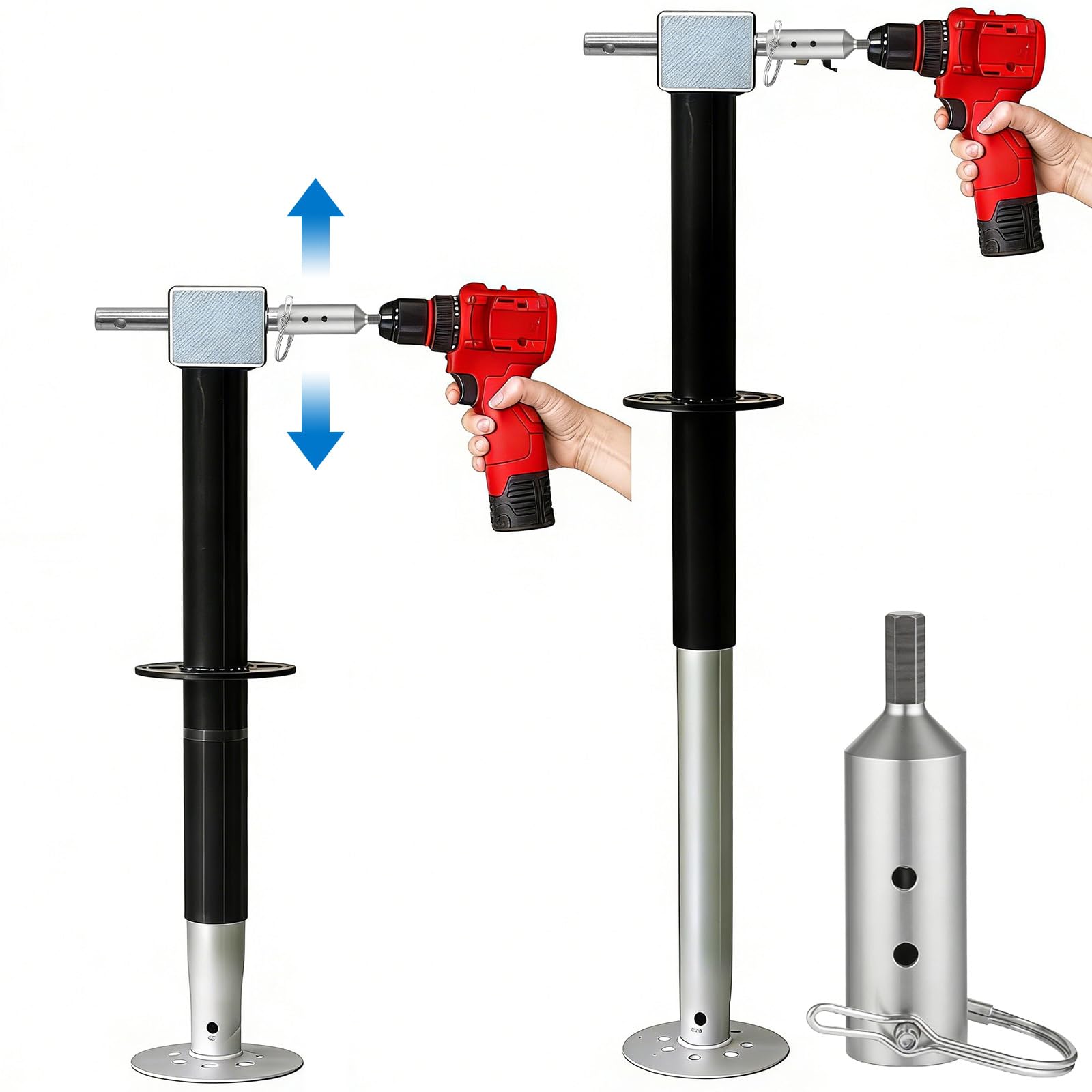 DGZMJJ low-speed operation supports controlled lifting with a power drill