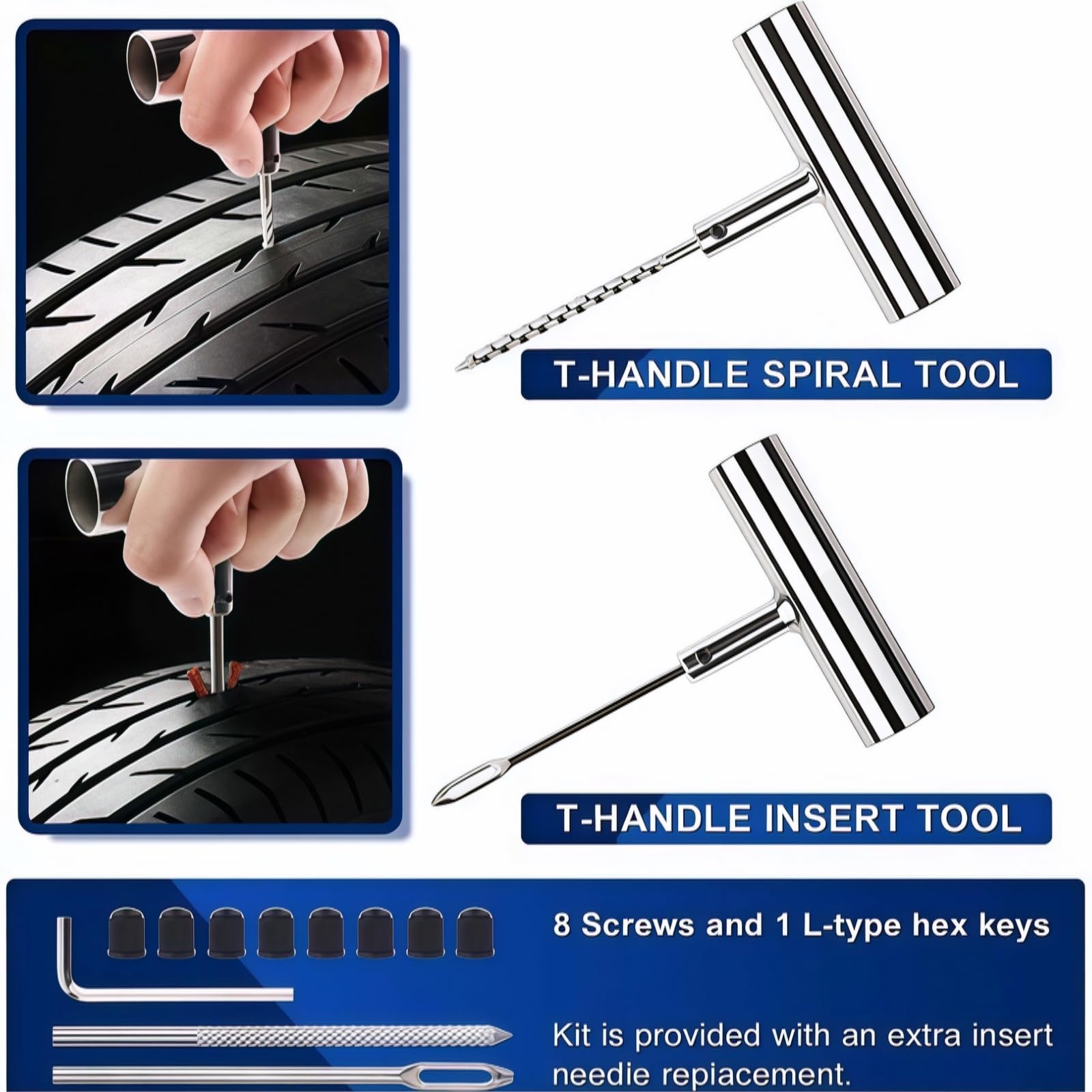 DGZMJJ vacuum nails featured for secure puncture repairs.