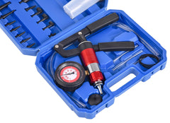 DHA 2-in-1 bleeder with adapters supports clutch and brake fluid changes across models