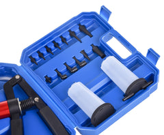 DHA 2-in-1 bleeder with hoses enables versatile vehicle compatibility