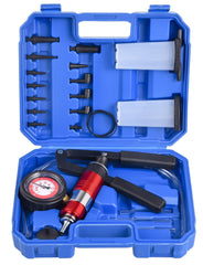 DHA 2-in-1 brake fluid bleeder with handheld vacuum pump for quick car maintenance