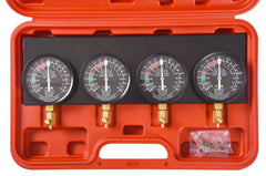 DHA vacuum hoses used for reliable testing connections during balance.