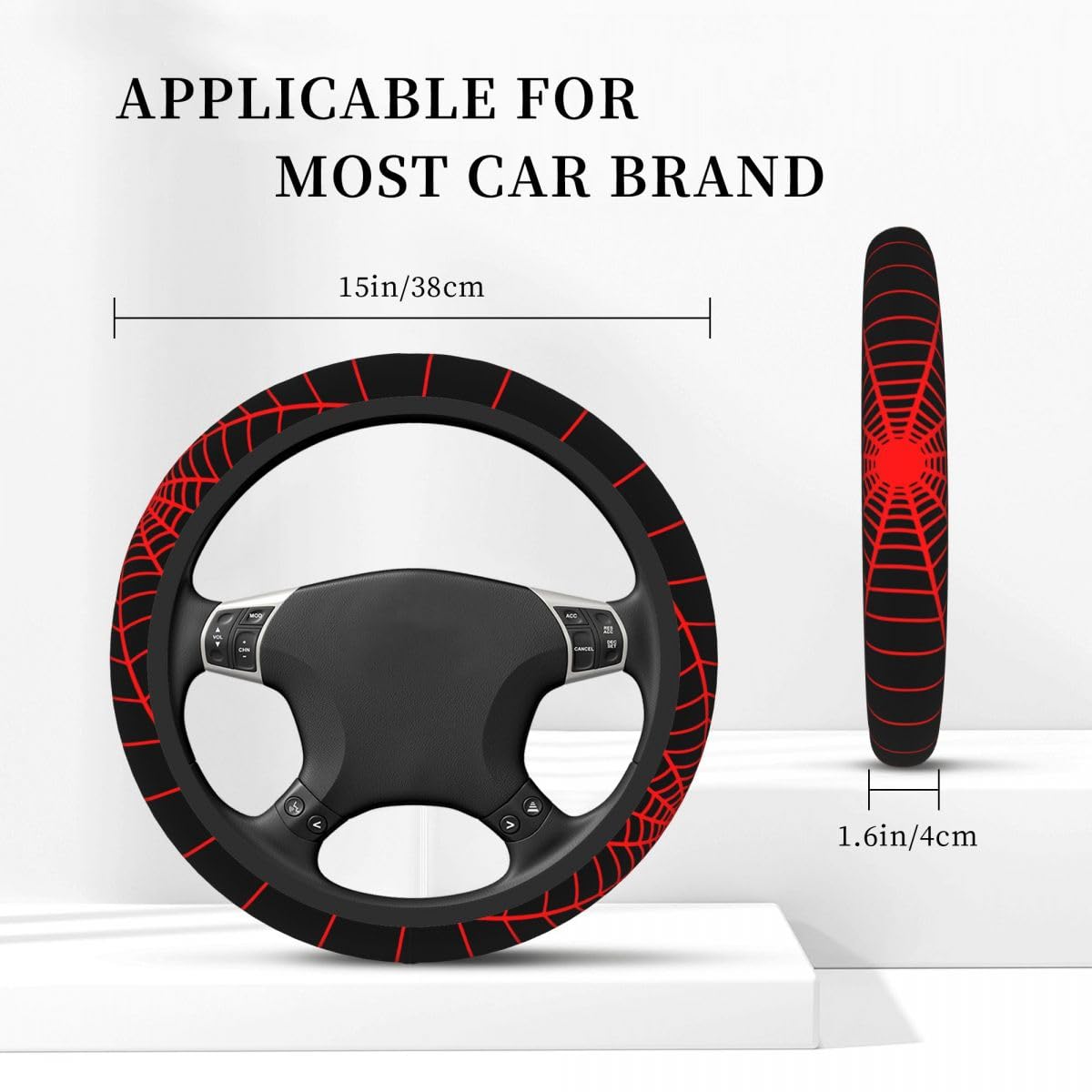 DHUENIOPE two car coasters protect cup holders from spills and stains.