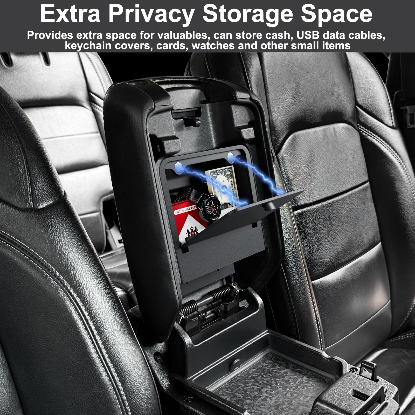 DIAMOOKY ABS plastic construction provides durable, long-lasting storage
