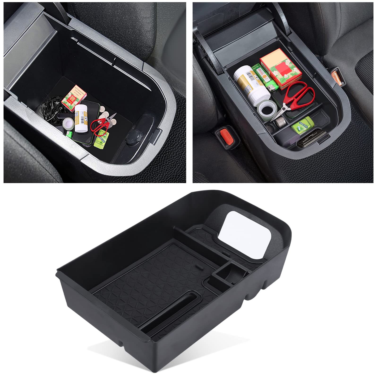 DIAMOOKY center console divider helps prevent items from sliding during drives