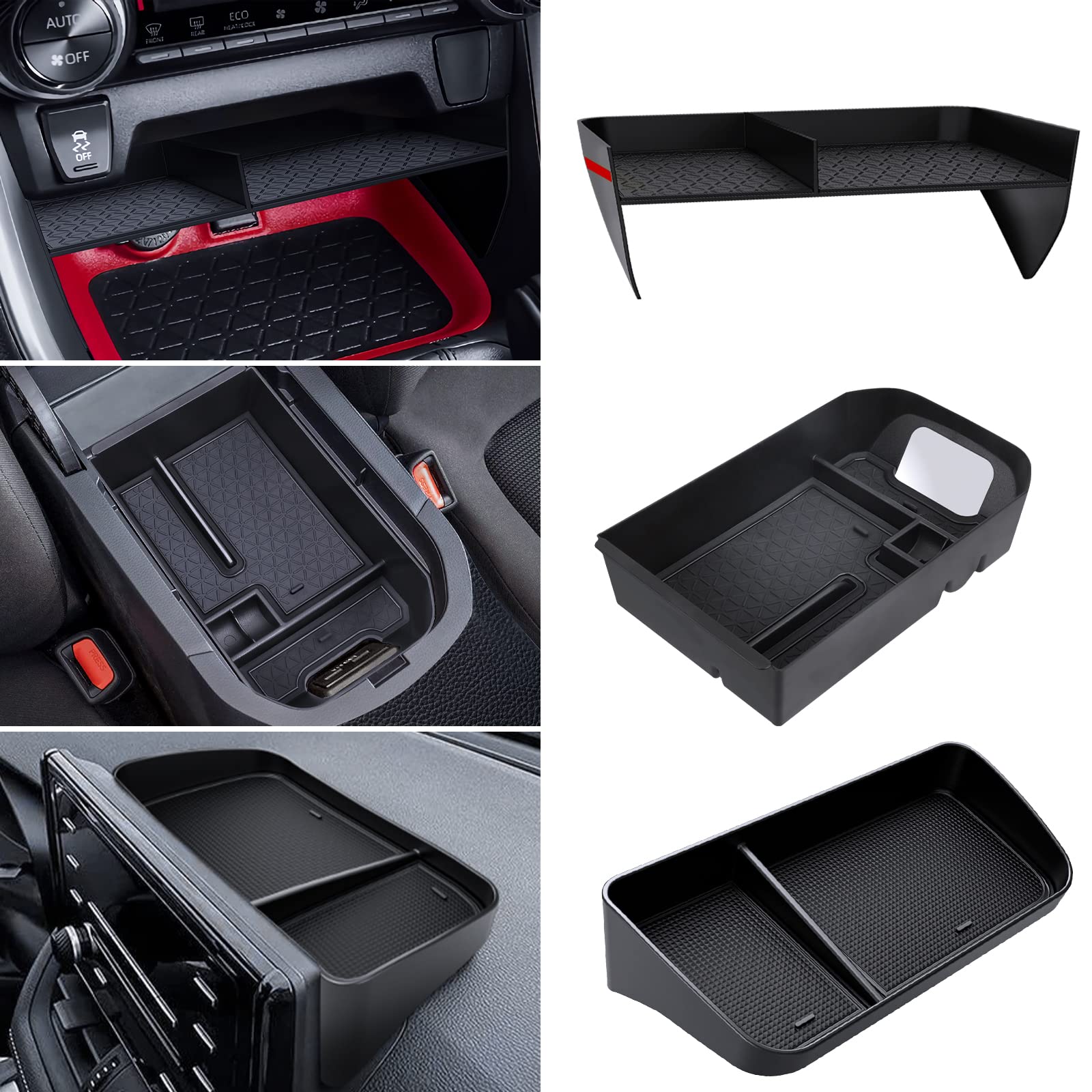 DIAMOOKY center console organizer for RAV4 keeps essentials neatly organized on the go.