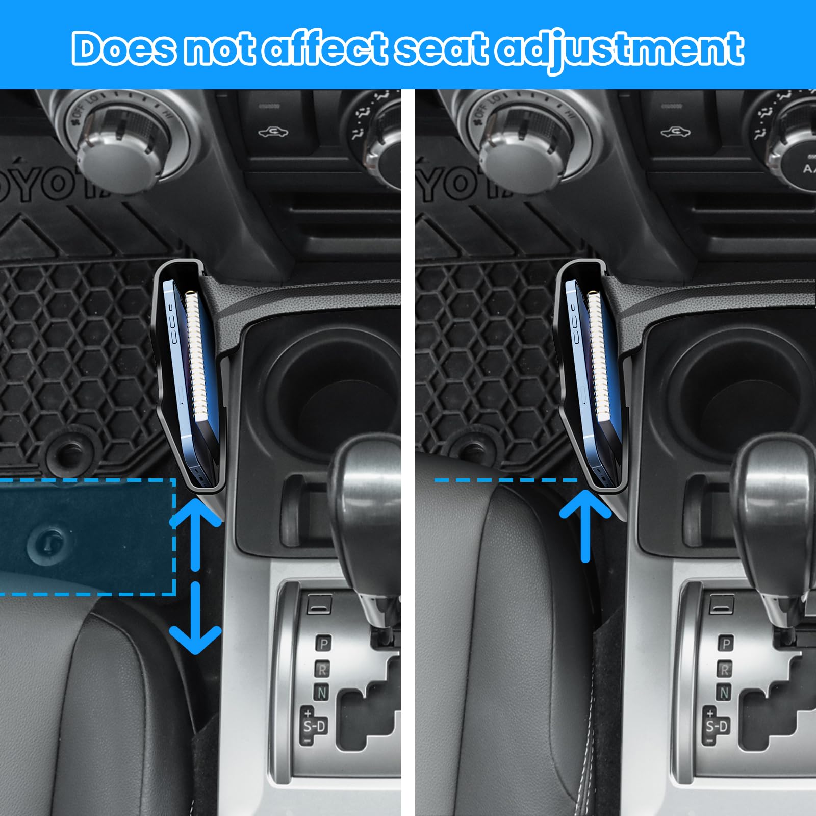 DIAMOOKY easy, tool-free installation for 5th Gen Toyota 4Runner.