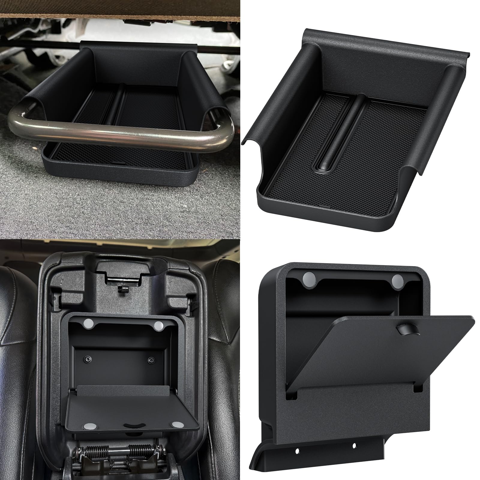 DIAMOOKY front under-seat storage box for Wrangler keeps essentials neatly stowed