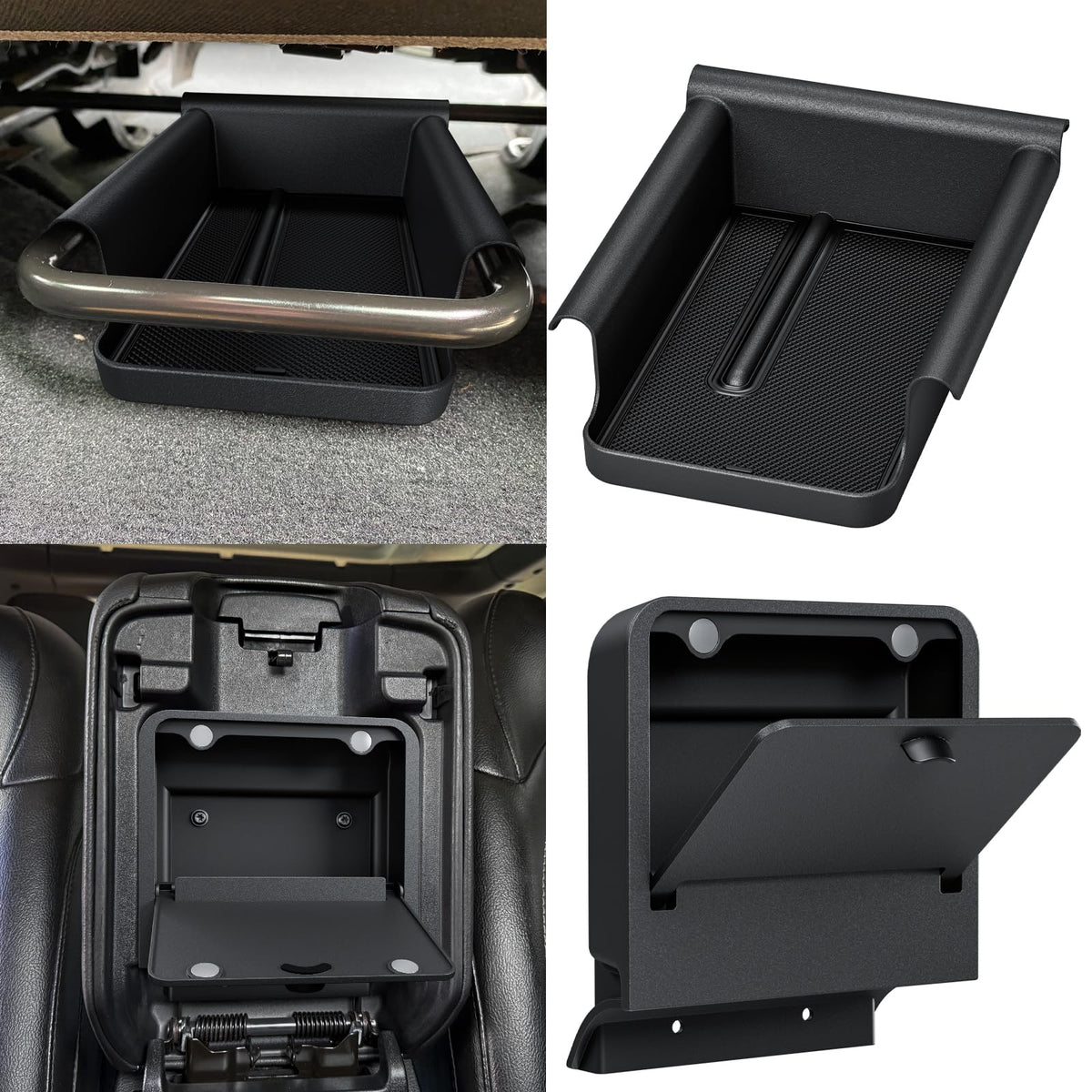 DIAMOOKY front under-seat storage box for Wrangler keeps essentials neatly stowed