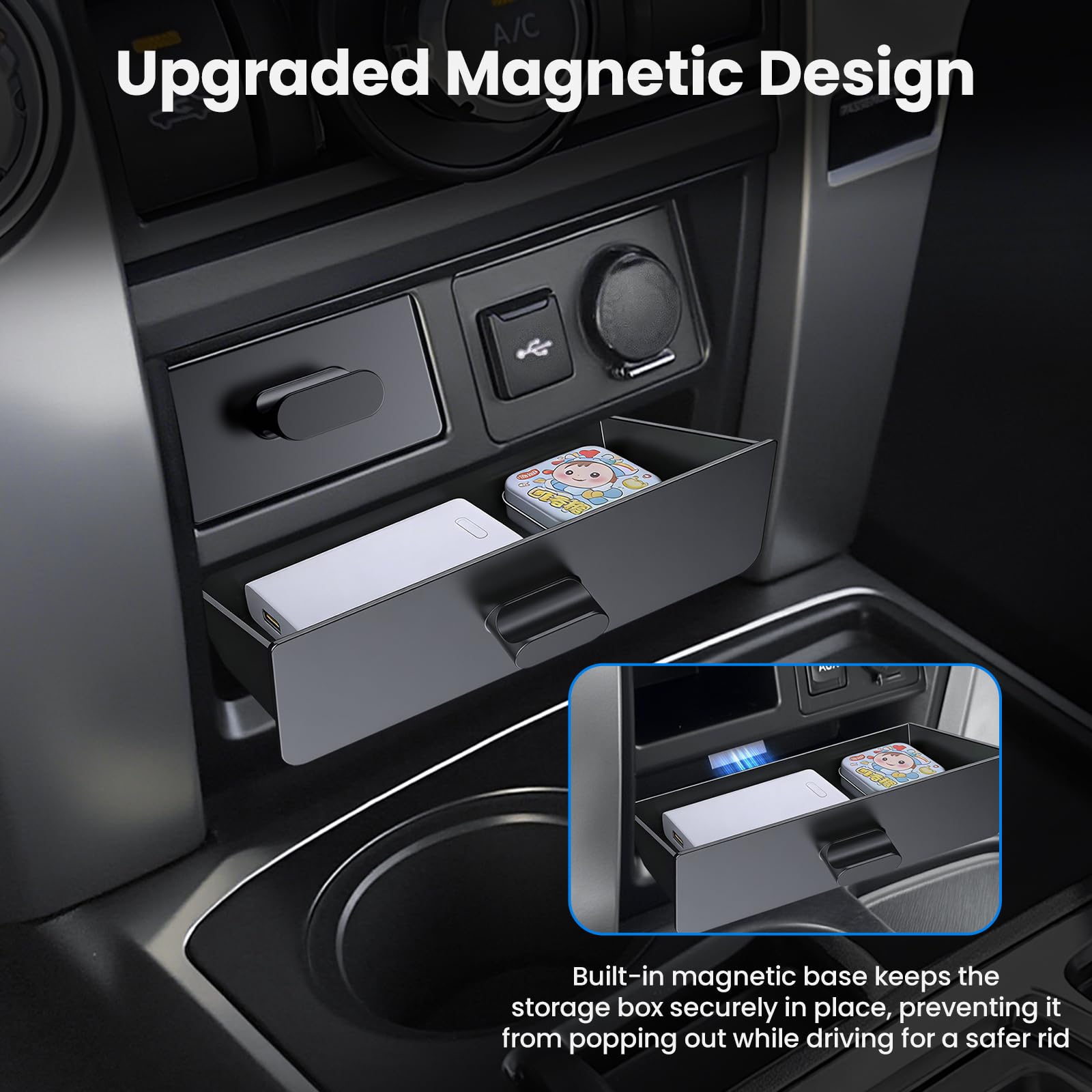 DIAMOOKY magnetic panel close-up demonstrates secure, smooth drawer operation.