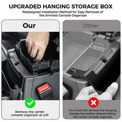 DIAMOOKY passenger-side organizer for Wrangler interior quick access