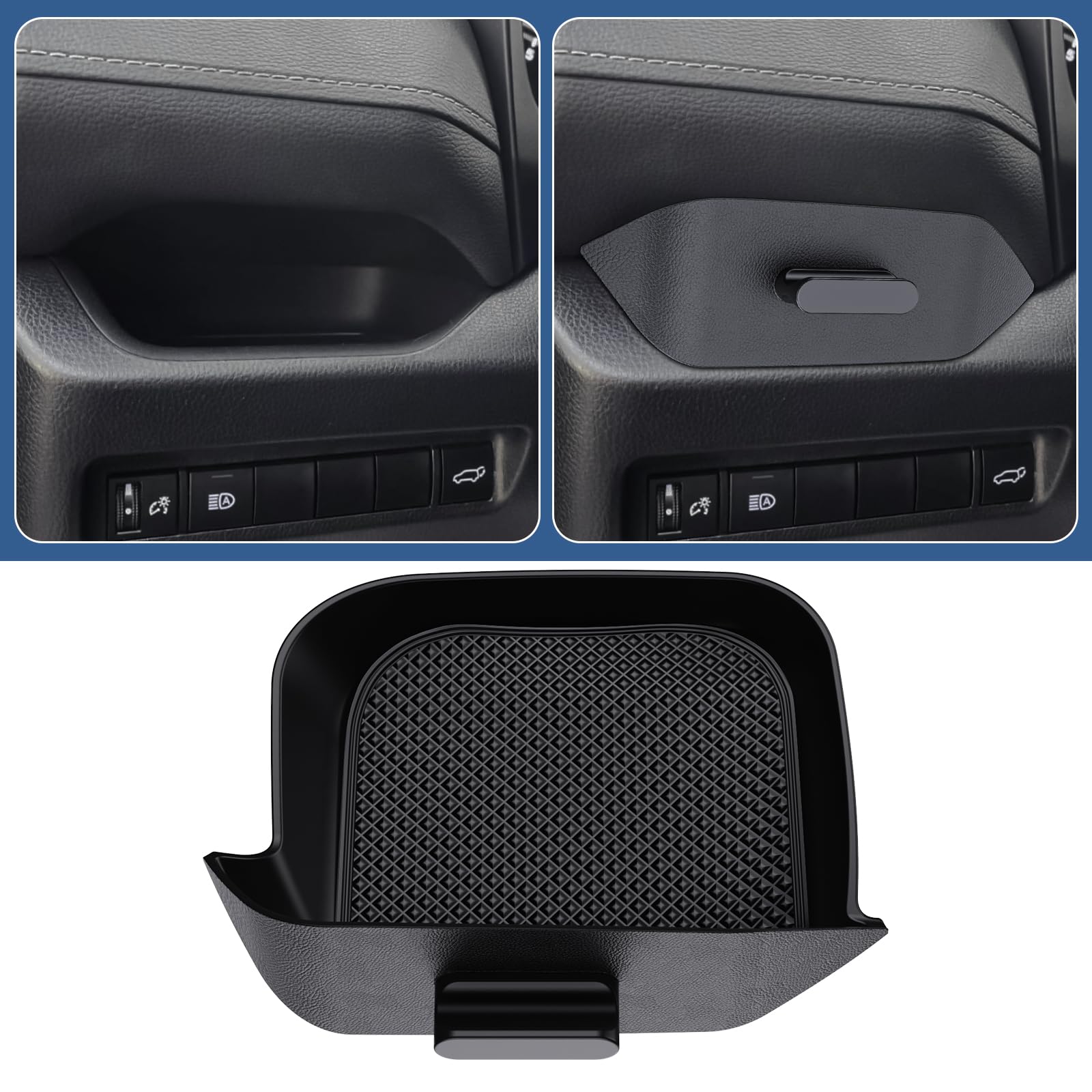 DIAMOOKY Rav4 durable ABS plastic is easy to clean.