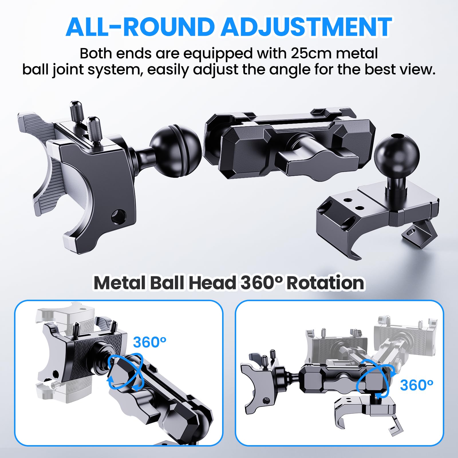 diamooky rock-solid mount keeping device steady on rough jeep trails