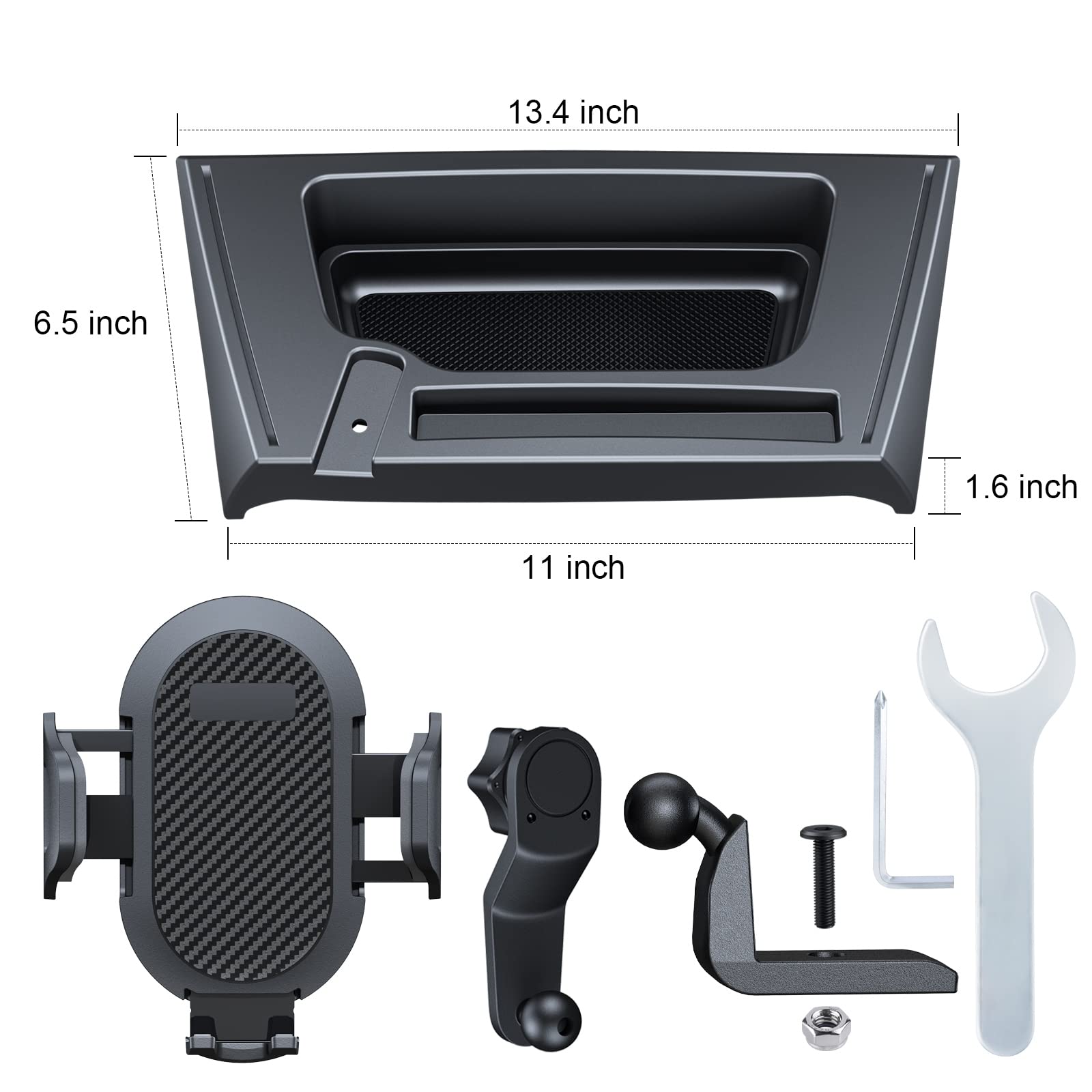 DIAMOOKY storage-tray keeps essentials organized in cabin.