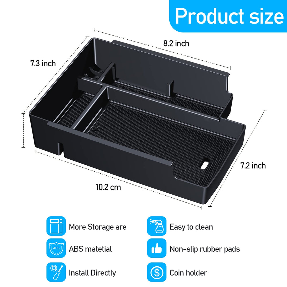DIAMOOKY full-size design maximizes center console storage space