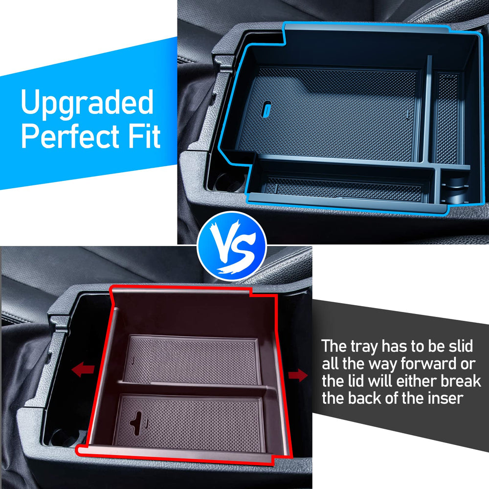 DIAMOOKY two-layer storage in 4Runner tray organizes daily essentials