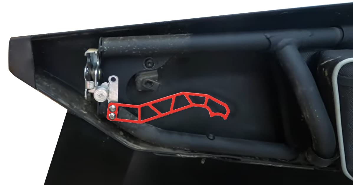 Dicater X3 latch set includes bolts for four-seat Maverick models