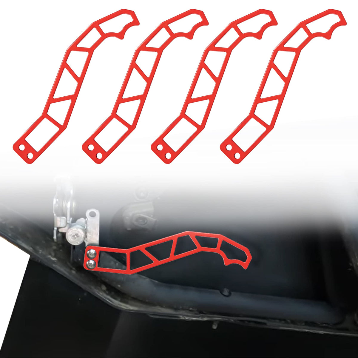Dicater X3 door handle latch for front doors with quick lift action