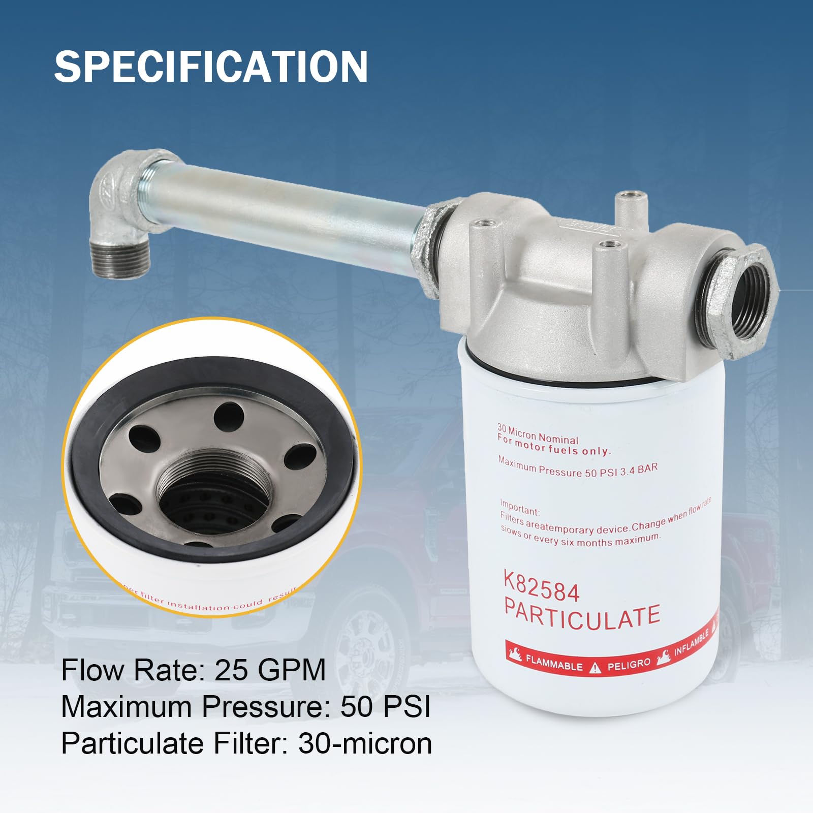 DICMIC 3/4-inch nipple offers compact, flexible installation options.