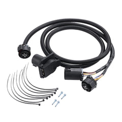 DICMIC 7-pin trailer wiring extension shown at the vehicle side for extended lighting connections.