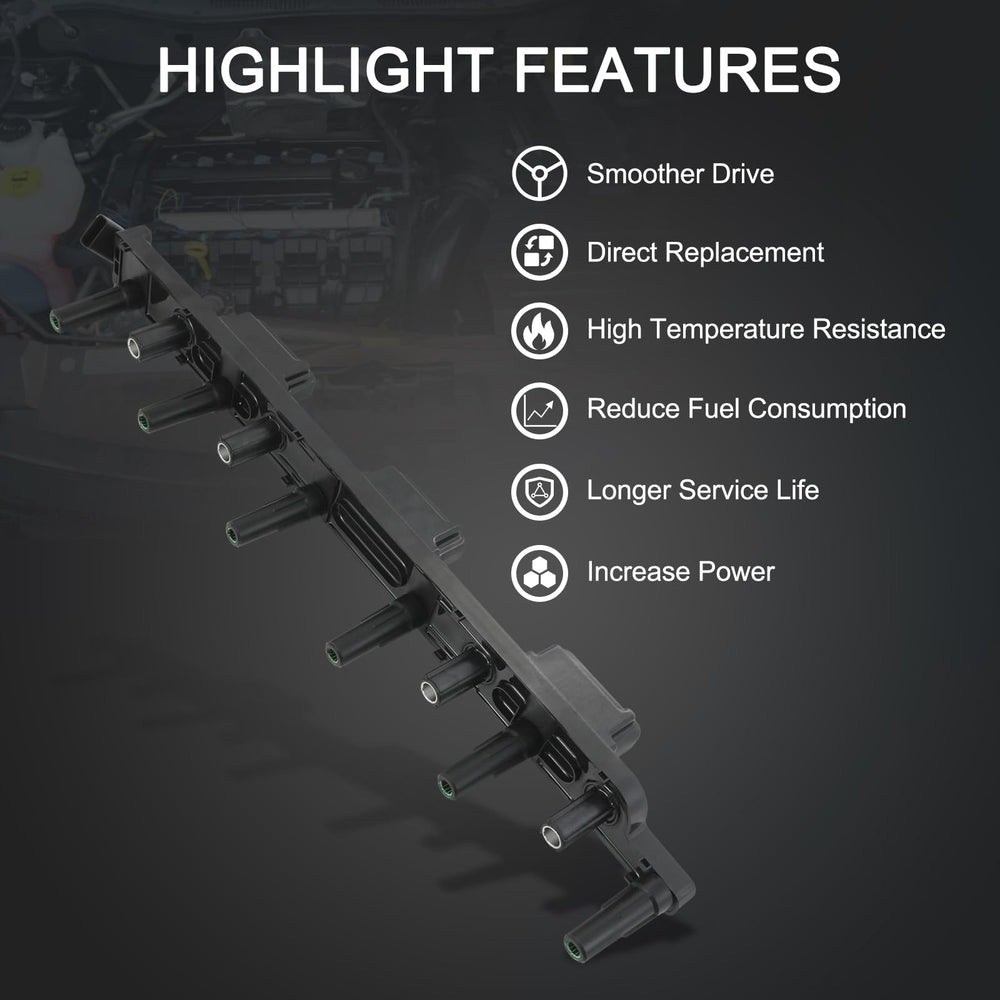 DICMIC ignition coil pack housing close-up shows robust exterior.