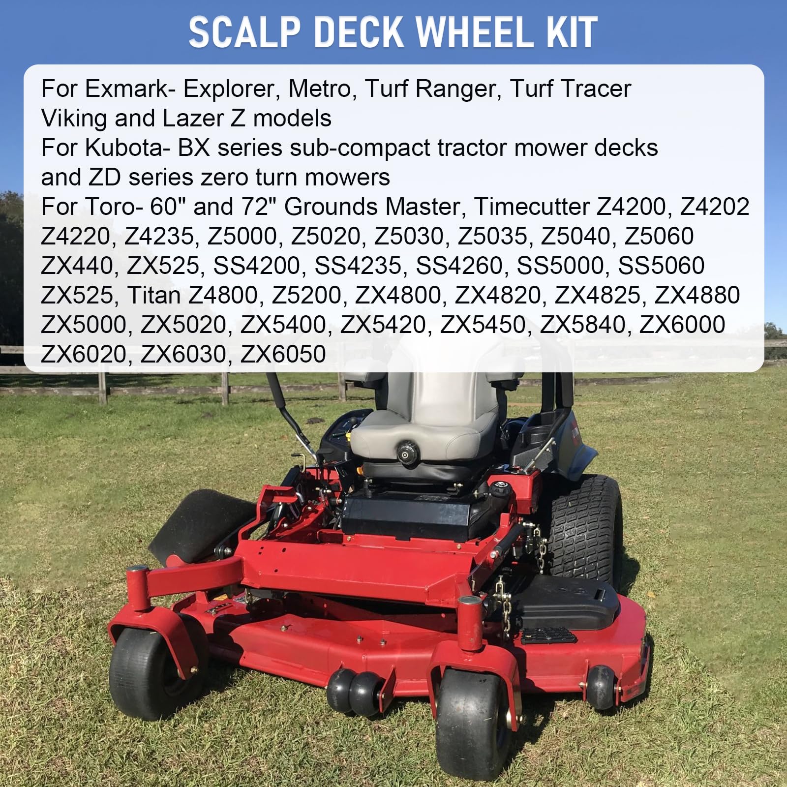DICMIC packaging shot shows six wheels ready for quick replacement.