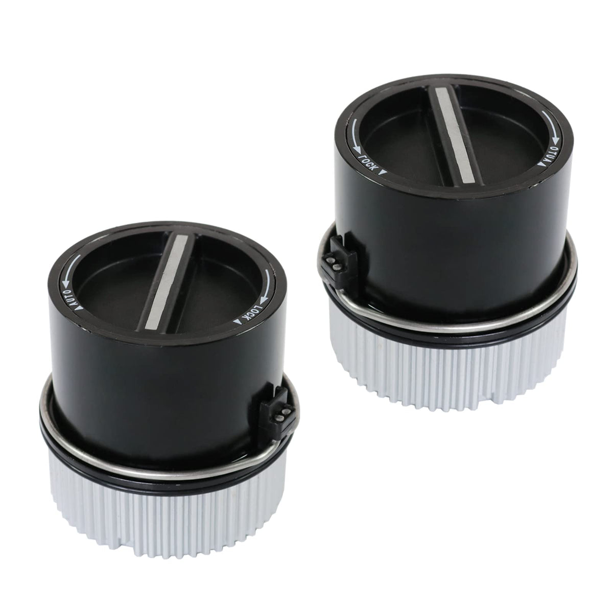 DICMIC locking hub front view for Ford F-250 shows dependable engagement.