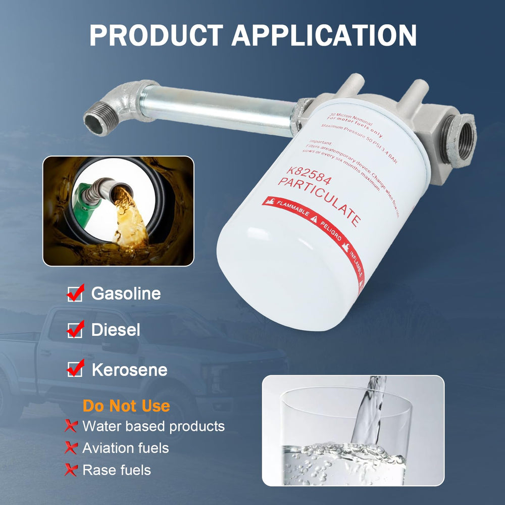 DICMIC spin-on filter cartridge enables easy maintenance and quick swaps.
