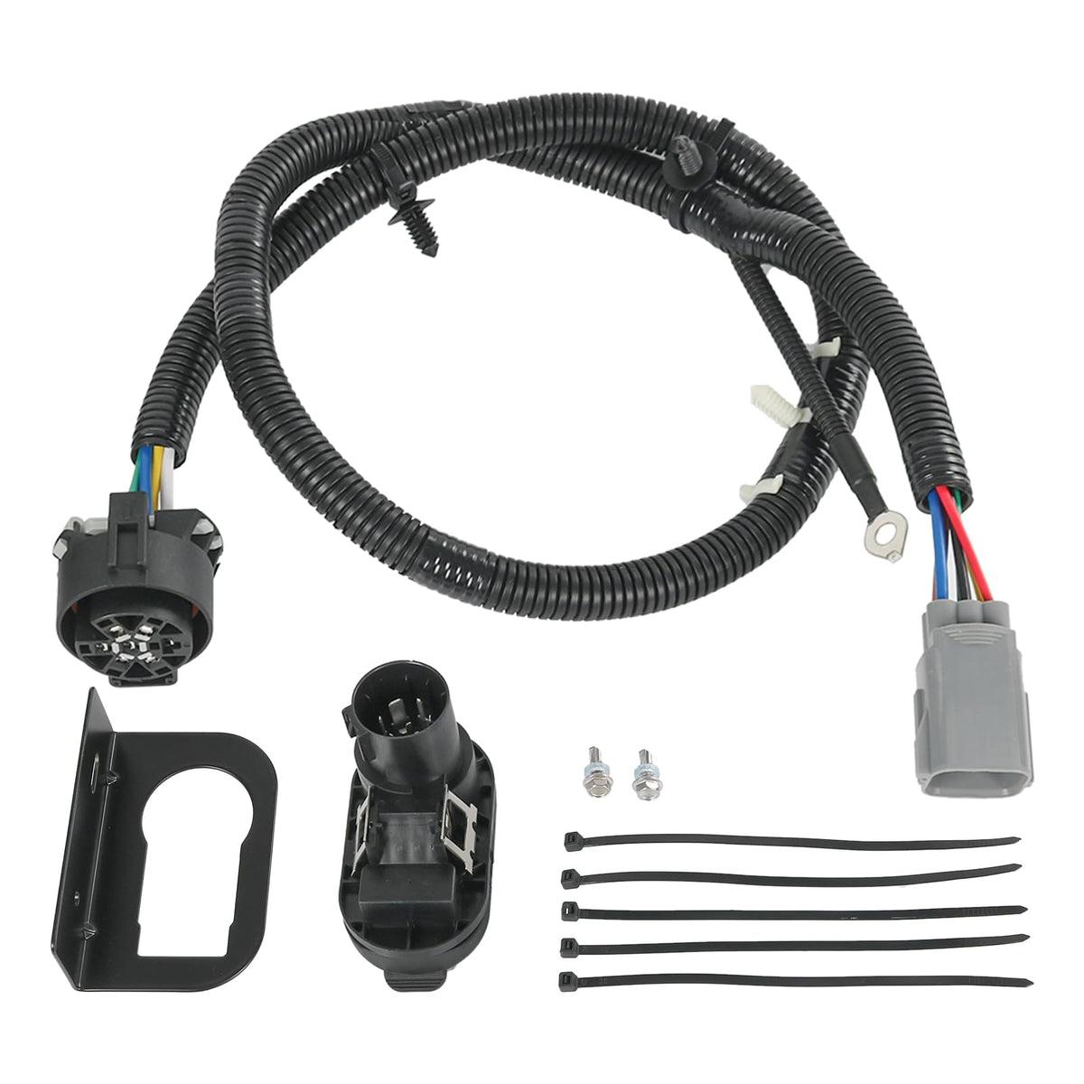 DICMIC trailer hitch wiring harness kit for Ford Transit enabling reliable trailer lighting.
