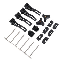 DICMIC front clamps for tonneau replacement secure mounting on quad-fold trucks.
