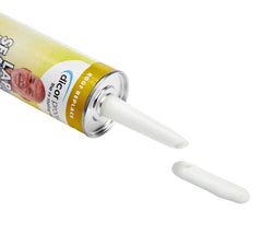 Dicor 551LSW screw-head-seal demonstrates durable seal around vent screws for long-lasting protection.